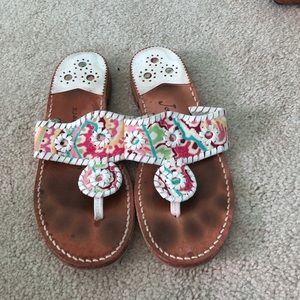 Jack Rogers Vera Bradley inspired sandals